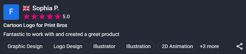 Client review screenshot